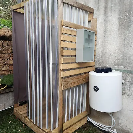 Campeggio En Bois Avec Jacuzzi Privé Et Piscine