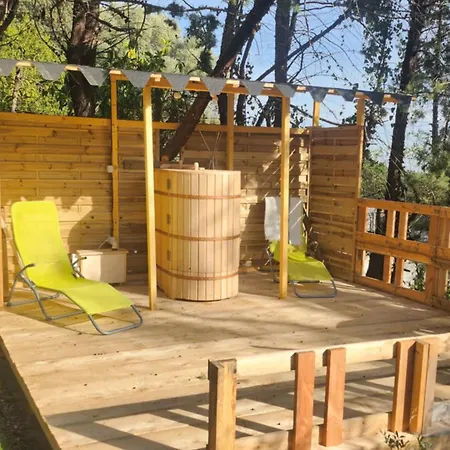 En Bois Avec Jacuzzi Privé Et Piscine * Porto Vecchio