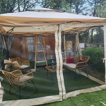 En Bois Avec Jacuzzi Privé Et Piscine Camping Porto Vecchio