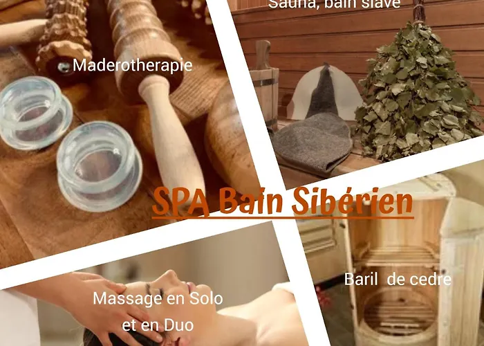 En Bois Avec Jacuzzi Prive Et Piscine